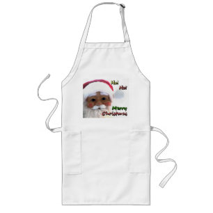 Frohe Weihnachten Santa Clause Lange Schürze