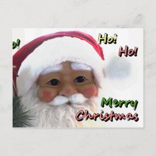 Frohe Weihnachten Santa Clause Postkarte