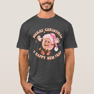 Frohe Weihnachten Santa Ho Ho Weihnachts-Ball Orna T-Shirt