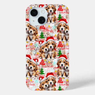 Frohe Weihnachten Santa Hut Hund Welpe Design - We Case-Mate iPhone Hülle