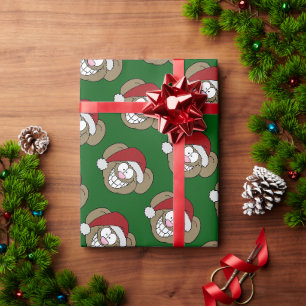 Frohe Weihnachten Santa Maus Screwball Graphics Geschenkpapier
