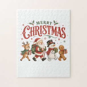 Frohe Weihnachten Santa und Freunde