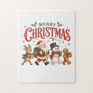 Frohe Weihnachten Santa und Freunde