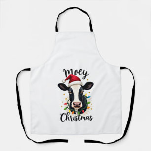Frohe Weihnachten Santa Weihnachtsbeleuchtung Kuhl Schürze