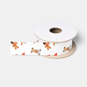 Frohe Weihnachten Satin Ribbon Satinband