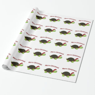 Frohe Weihnachten! Schildkröte Geschenkpapier