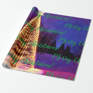 Frohe Weihnachten! Schleifpapier Geschenkpapier