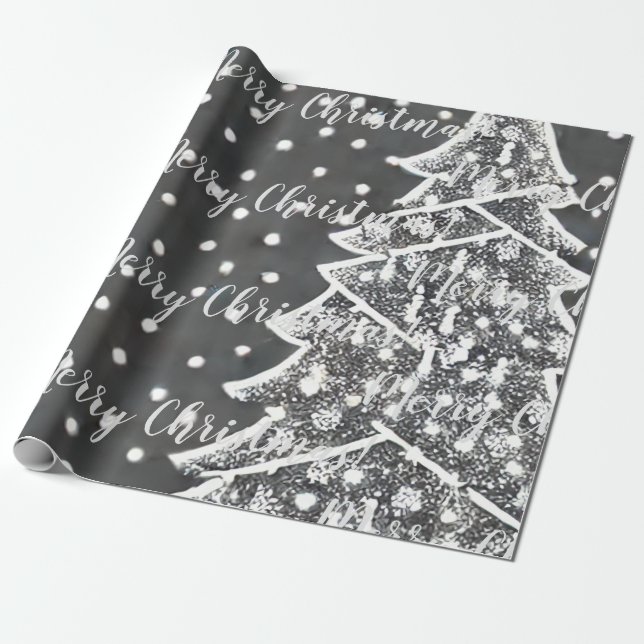 Frohe Weihnachten! Schleifpapier Geschenkpapier (Ungerollt)