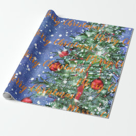 Frohe Weihnachten! Schleifpapier Geschenkpapier