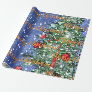 Frohe Weihnachten! Schleifpapier Geschenkpapier