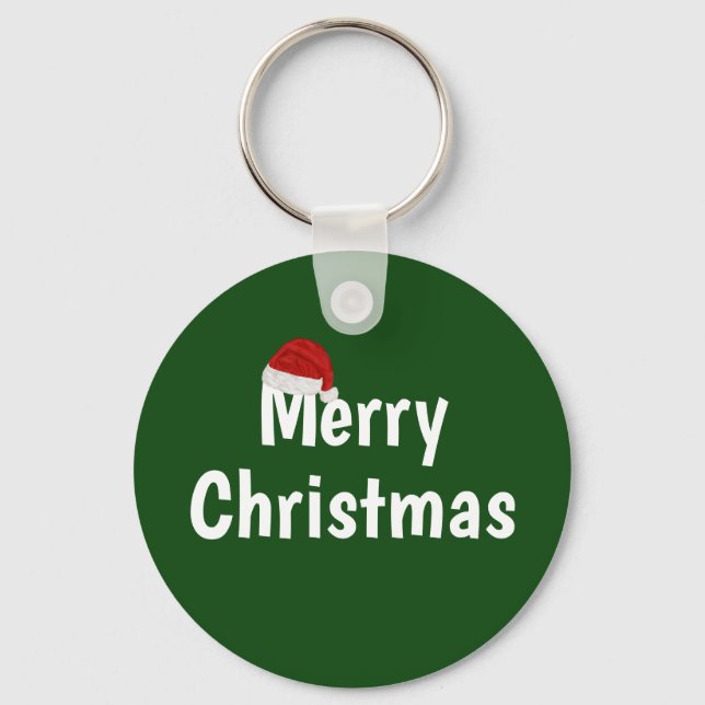 Frohe Weihnachten Schlüsselanhänger (Vorderseite)