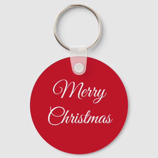 Frohe Weihnachten Schlüsselanhänger (Vorderseite)