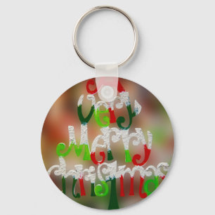 Frohe Weihnachten Schlüsselanhänger