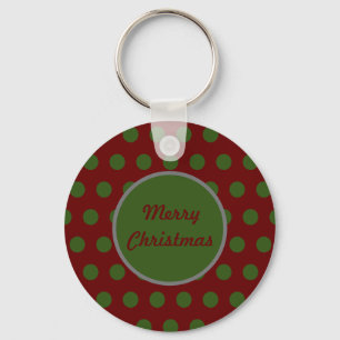 Frohe Weihnachten Schlüsselanhänger (Maroon & Hunt