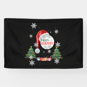 Frohe Weihnachten Schnee Kollektion 2.5x4 Vinyl Ba Banner