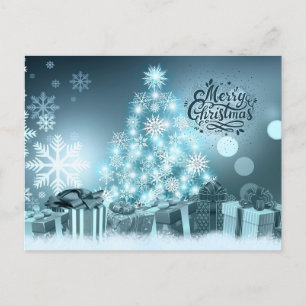 Frohe Weihnachten Schneeflocke Weihnachtsbaum 