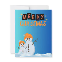 Frohe Weihnachten Schneemann