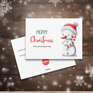 Frohe Weihnachten Schneemann Candy Cane Geschäft L