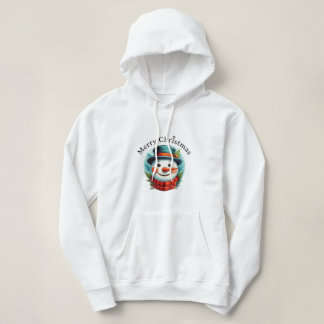 Frohe Weihnachten Schneemann Hoodie – Winterurlaub
