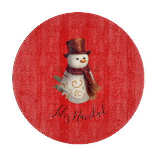 Frohe Weihnachten Schneidbrett - Feliz Navidad Schneidebrett