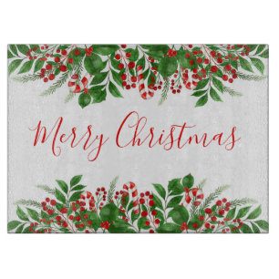 Frohe Weihnachten Schneidebrett