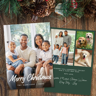 Frohe Weihnachten Schrift Foto Collage
