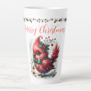 Frohe Weihnachten Schrift mit wunderlicher Weihnac Milchtasse