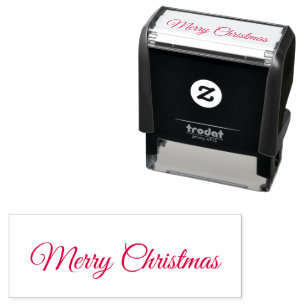 Frohe Weihnachten Schrift  Permastempel