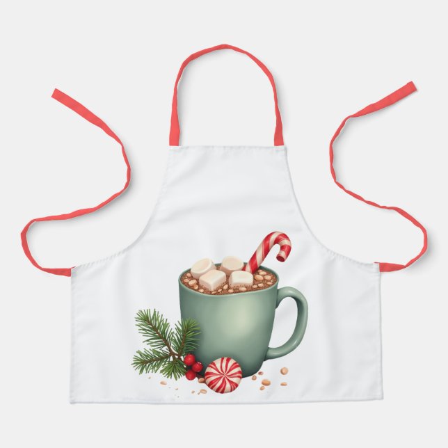 Frohe Weihnachten! Schürze (Vorderseite)