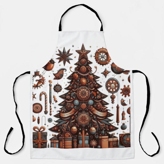 Frohe Weihnachten Schürze (Vorderseite)