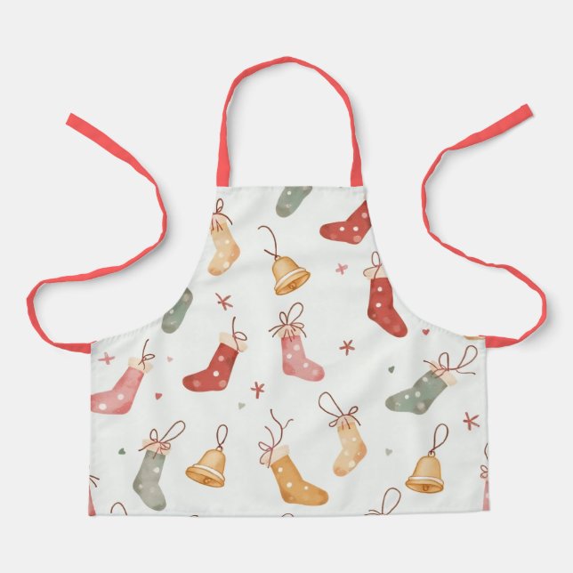 Frohe Weihnachten! Schürze (Vorderseite)