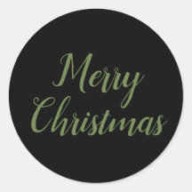 Frohe Weihnachten Schwarz-Grün-Schrift Typografie