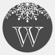 Frohe Weihnachten | Schwarzer und weißer Umschlag 