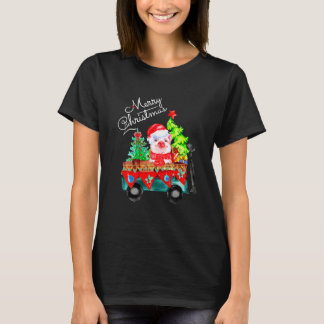 Frohe Weihnachten Schwein Rosa Weihnachtsmann Weih T-Shirt