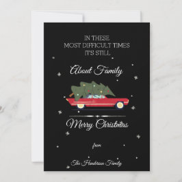 Frohe Weihnachten schwierige Zeiten Familie Tree C