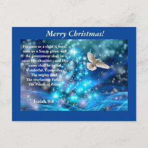 Frohe Weihnachten! Sein Name wird aufgerufen.. Postkarte