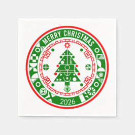 Frohe Weihnachten Serviette