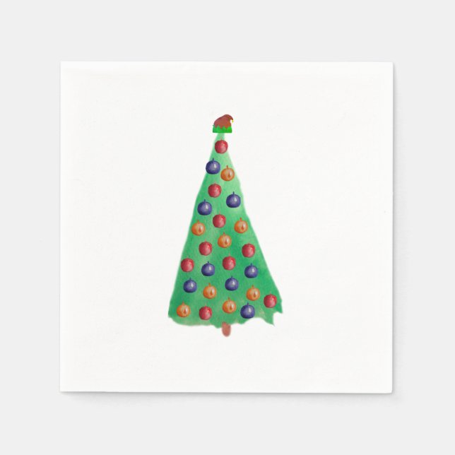 Frohe Weihnachten Serviette (Vorderseite)