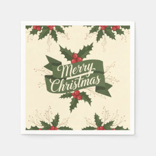 Frohe Weihnachten Serviette