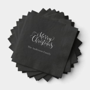 Frohe Weihnachten Servietten Mit Folie