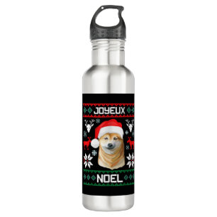 Frohe Weihnachten Shiba Inu Soft Christmas Dog T S Edelstahlflasche