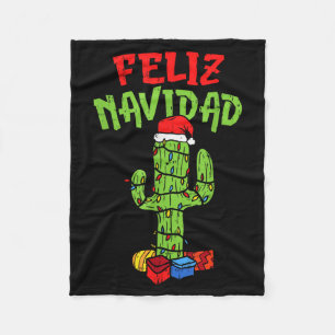 Frohe Weihnachten Shirt Mexikanischer Weihnachtska Fleecedecke