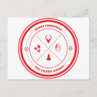 Frohe Weihnachten Sie schmutziges Tier