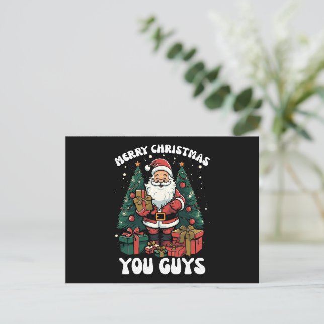 Frohe Weihnachten Sie Typ Weihnachtsmann (Stehend Vorderseite)