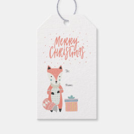 Frohe Weihnachten Skandinavier Fox | Geschenkanhänger
