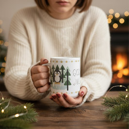 Frohe Weihnachten Skandinavische Weihnachtstasse Kaffeetasse