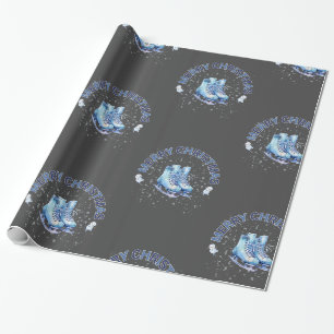 Frohe Weihnachten, Skaten Geschenkpapier