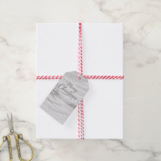 Frohe Weihnachten • Skizziertes Winter-Geschenk-Ta Geschenkanhänger