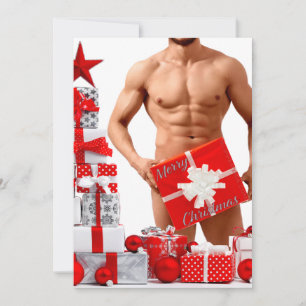 Frohe Weihnachten SlipperyJoe rot weiß silber Gesc