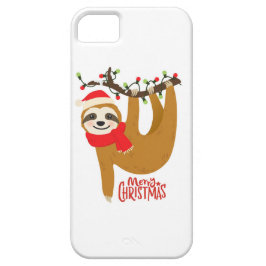 Frohe Weihnachten Sloth | Urlaub Case-Mate iPhone Hülle